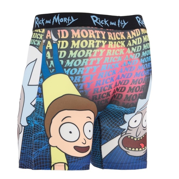 MENS CARTOON LICENSED BOXERS NEW SIZE XL TOM & JERRY / LOONEY TUNES / RICK MORTY - Picture 10 of 10